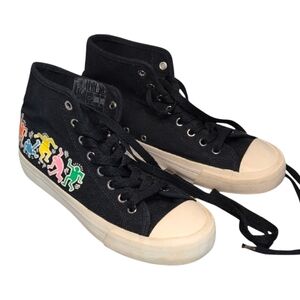 H&M X Keith Haring  High-Top Sneakers with Graffiti Design